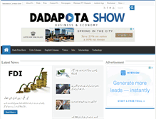 Tablet Screenshot of dadapota.pk
